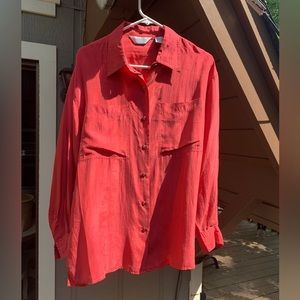 Vintage silk button-down